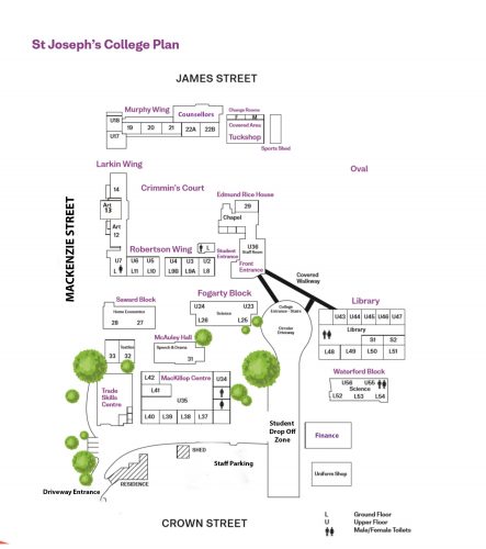 Campus Map - St Joseph's College